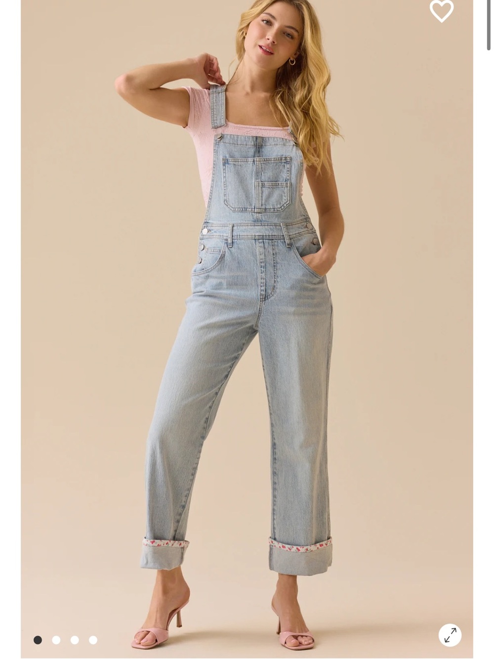 Altar’d State Shelby Denim Overalls NWT Light Wash Denim Overalls